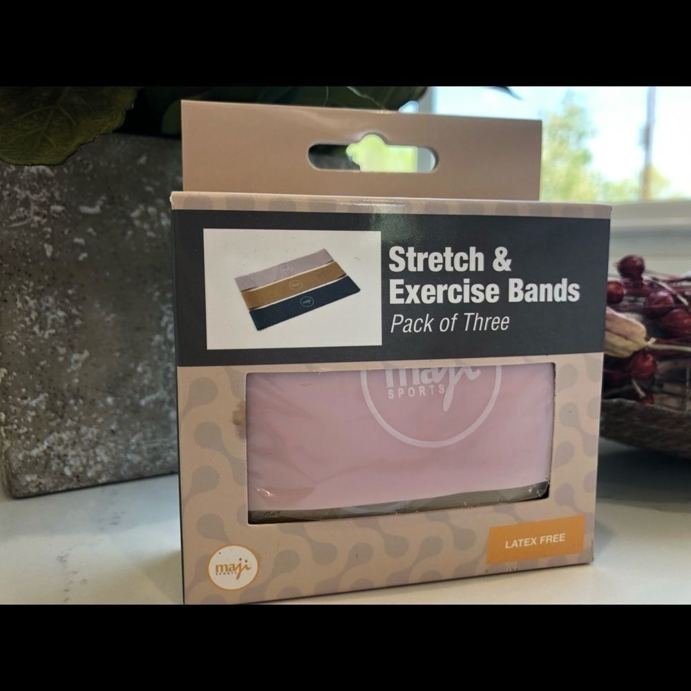 Maji Stretch Exercise Bands NEW Three Different Resistance levels